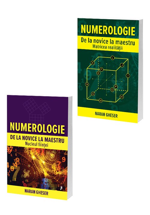 Pachet Numerologie de la novice la maestru. Set 2 carti - 77.77 Lei