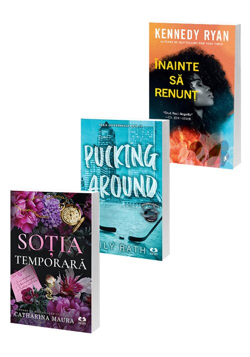 Pachet Sotia temporara + Pucking Around + Inainte sa renunt. Set 3 carti - 109.00 Lei