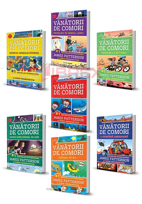 Pachet Vanatorii de comori. Set 7 volume - 329.83 Lei