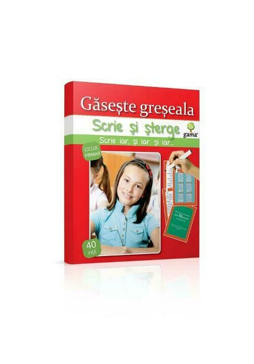 Scrie si sterge - Gaseste greseala - 23.79 Lei