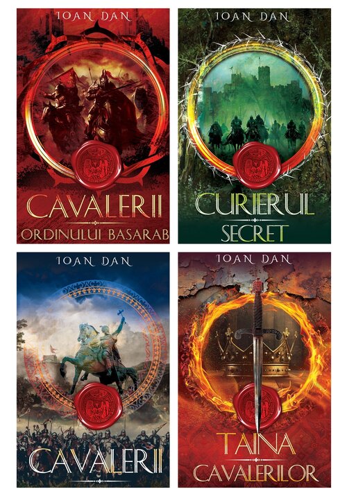 Seria Cavalerii de Ioan Dan. Set 4 carti - 233.00 Lei