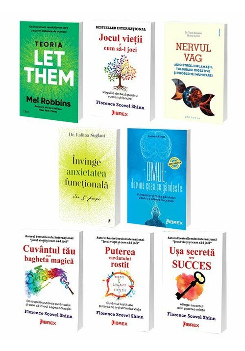 Super Pachetul Self-Help. Set 8 carti - 187.40 Lei