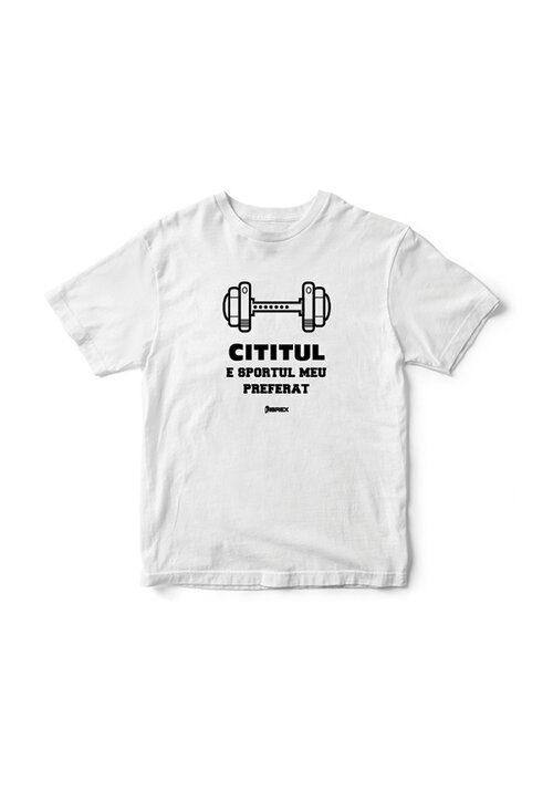 Tricou Cititul e sportul meu preferat - 35,59 Lei