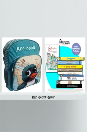 10 carti ilustrate pentru 5-8 ani (Sylvester) + rucsac Apolodor - 181.50 Lei