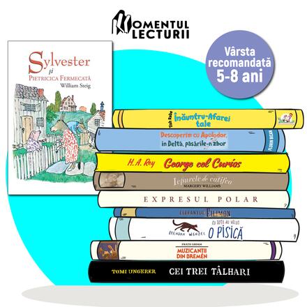 Momentul Lecturii 10 carti ilustrate pentru 5-8 ani. Pachetul 6. Sylvester - 144.00 Lei