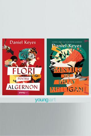 Pachet 2 carti despre complexitatea mintii (Flori pentru Algernon, Billy Milligan) - Daniel Keyes - 98.00 Lei