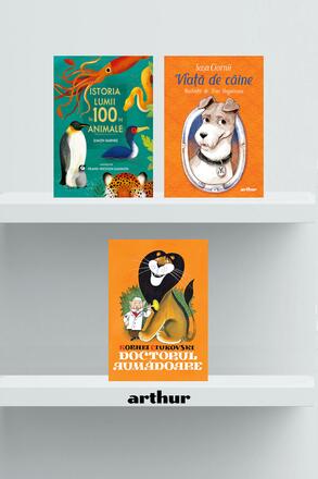 Pachet Animale (Viata de caine, Aumadoare, Istoria lumii in 100 de animale) - 124.55 Lei