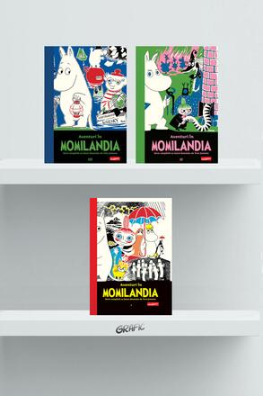 Pachet Aventuri in Momilandia banda desenata (3 volume) - Tove Jansson - 116.66 Lei