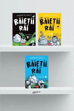 Pachet Baietii rai (volumele 4-6) - Aaron Blabey - 109.08 Lei