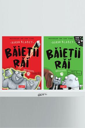 Pachet benzi desenate Baietii rai (volumele 7-8) - Aaron Blabey - 72.72 Lei