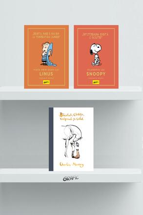 Pachet carti despre empatie (Baiatul, cartita, vulpoiul si calul: povestea animata, Filozofia lui Snoopy, Viata prin ochii lui Linus) - Charles Schulz - 155.54 Lei