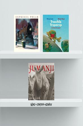 Pachet carti educative 4-7 ani (Expresul Polar, Jumanji, Tranchila Tropatrop) - Chris Van Allsburg, Michael... - 99.99 Lei