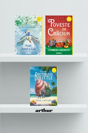 Pachet Classic Yellow (Fratii Inima de Leu, Poveste de Craciun, Povestea doctorului Dolittle) - 99.99 Lei