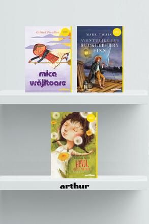 Pachet Classic Yellow (Huckleberry Finn, Heidi, Micuta vrajitoare) - 138.37 Lei