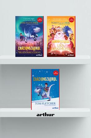 Pachet Craciunozaur (Craciunozaurul, Vrajitoarea Iarna, Lista Obraznicilor) - 107.57 Lei