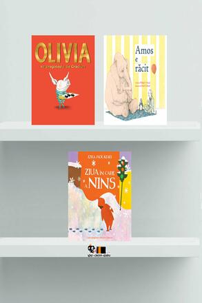 Pachet de iarna (Amos e racit, Ziua in care a nins, Olivia se pregateste de Craciun) - 102.26 Lei