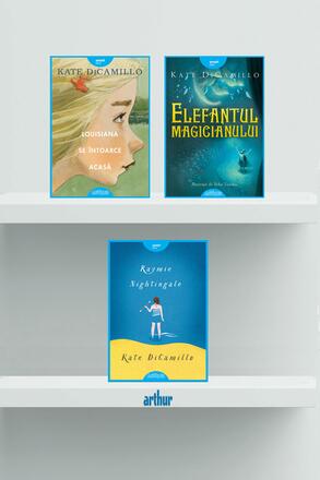 Pachet DiCamillo (Louisiana se intoarce acasa, Elefantul magicianului, Raymie Nightingale) - 99.99 Lei
