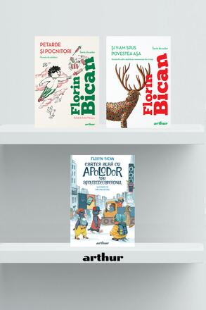 Pachet F. Bican (Cartea alba cu Apolodor, Si v-am spus povestea, Petarde si pocnitori) - Florin Bican, Andrei Macesanu - 109.84 Lei