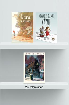 Pachet Genius (Nara si insula, Ceva ce nu s-a mai vazut, Expresul polar) - 109.08 Lei