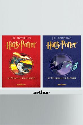 Pachet Harry Potter volumele 6-7 (Printul Semisange, Talismanele Mortii) - 118.17 Lei
