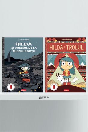 Pachet HILDA 2 volume (Trolul, Uriasul de la miezul noptii) - Luke Pearson - 74.24 Lei