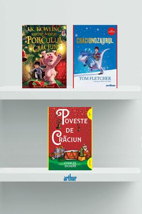 Pachet iarna (Craciunozaurul, Poveste de Craciun, Maretele aventuri ale Porcului de Craciun) - 107.57 Lei