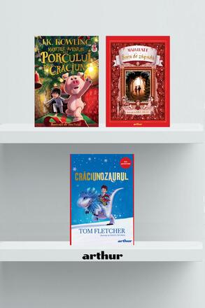 Pachet iarna (Sora de zapada, Craciunozaurul, Maretele aventuri...) - J.K. Rowling, Maja Lunde, T... - 121.96 Lei