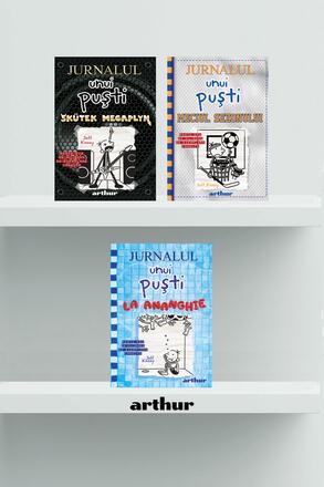 Pachet Jurnalul unui Pusti 15-17 (La ananghie, Meciul sezonului, Skutek Megaplyn) - 111.35 Lei