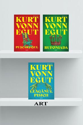 Pachet Kurt Vonnegut (Bufoniada, Leaganul pisicii, Puscariasul) - Kurt Vonnegut - 110,25 Lei
