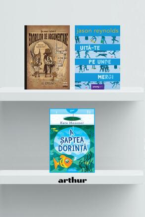 Pachet lecturi pentru 14 ani (A saptea dorinta, Uita-te pe unde mergi, Erori de argumentare) - 110.23 Lei