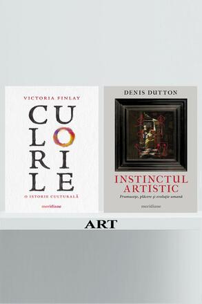 Pachet Meridiane de arta (Culorile. O istorie culturala, Instinctul artistic) - Victoria Finlay, Denis Dutton - 80.25 Lei