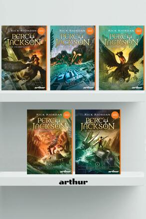 Pachet Percy Jackson si Olimpienii (volumele 1-5, hardcover) - 265.63 Lei