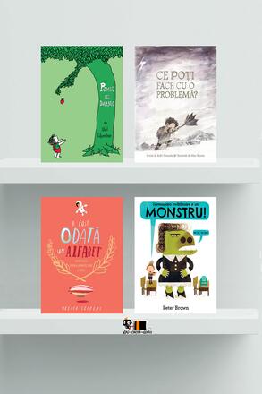 Pachet prescolari (Domnisoara invatatoare, Alfabet, Ce poti face cu o problema, Pomul cel darnic) - 146.20 Lei