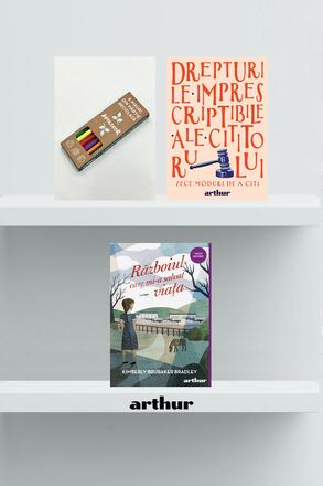 Pachet Razboiul care mi-a salvat viata (carte, set pixuri si agenda) - 88.48 Lei