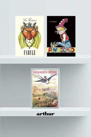 Pachet Retro (Basme, Fabule, Pinocchio) - 166.65 Lei