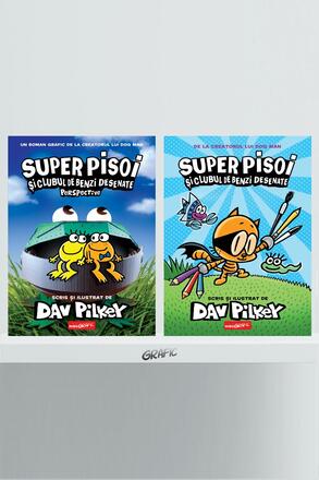 Pachet Super Pisoi (2 volume) - Dav Pilkey - 81.05 Lei