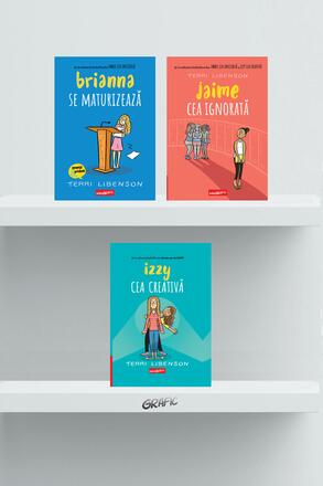 Pachet Terri Libenson (Izzy cea creativa, Jaime cea ignorata, Brianna se maturizeaza) - 131.81 Lei
