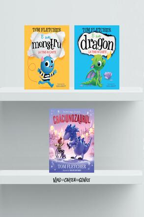 Pachet Tom Fletcher 4 ani + (Craciunozaurul, E un dragon la tine-n carte, E un monstru la tine-n carte) - Tom Fletcher - 109.08 Lei