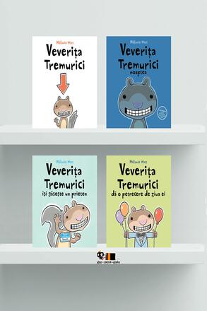 Pachet Veverita Tremurici (4 volume) - Melanie Watt - 145.44 Lei