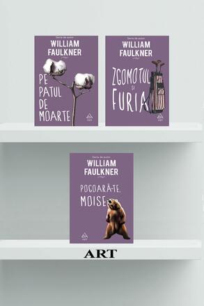 Pachet W. Faulkner (Pe patul de moarte, Zgomotul, Pogoara-te!) - 132.75 Lei