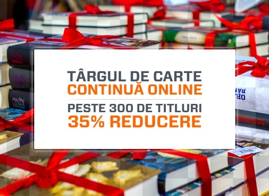 Targul de carte continua online cu peste 300 de titluri