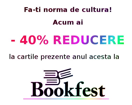 240 de carti prezente Bookfest 2013 sunt acum cu pana la 40% Reducere