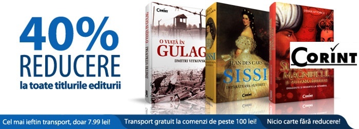 40% Reducere la cartile edituri Corint