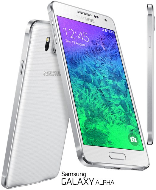 Samsung Galaxy Alpha alb
