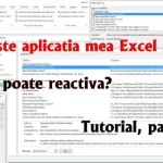 Tutorial: Activarea aplicatiilor Add-ins, dezactivate de Excel