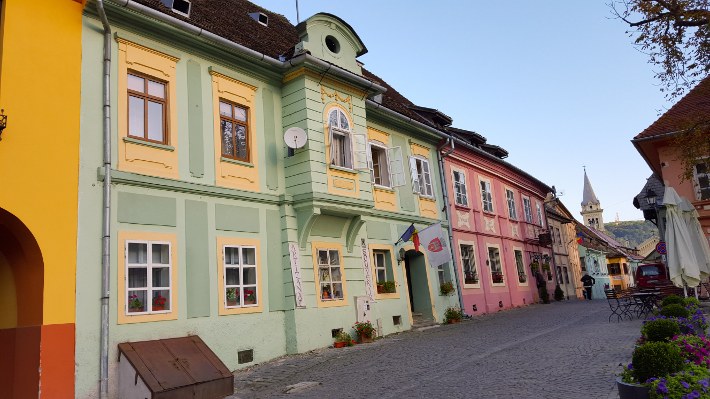 Cladiri in cetatea Sighisoara