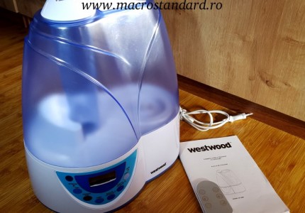 Umidificator ultrasonic cu ionizare