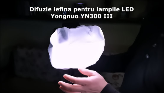 Click aici pentru vizualizare Difuzie iefina pentru lampile LED Yongnuo YN300 III Difuzie iefina pentru lampile LED Yongnuo YN300 III