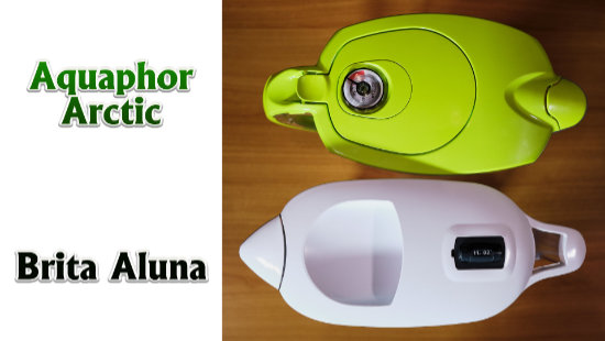 De ce folosim acasa cani filtrante de apa. Comparatie intre Aquaphor Arctic si Brita Aluna
