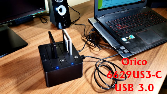 Orico 6629US3-C USB 3.0 Dual Bay HDD Docking Station